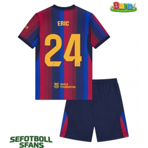 Barcelona Eric Garcia #24 Hemmaställ Barn 2026-27 Kortärmad (+ Korta byxor)